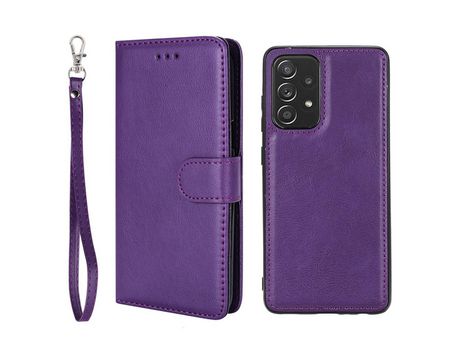 Funda para Samsung A52S 5G- Galaxy A52 4G- 5G (PU, TPU - Morado)