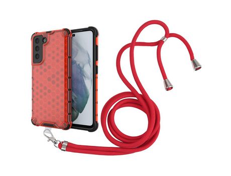 Funda para Samsung Galaxy S21 Fe 5G- S21 Fan Edition (TPU - Rojo)