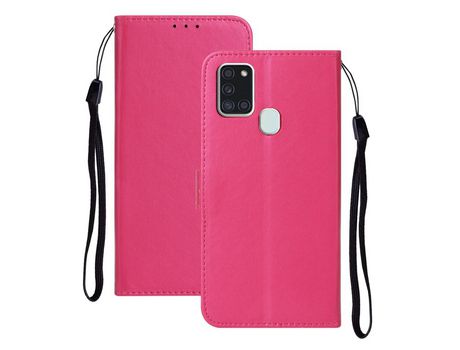 Funda para Samsung Galaxy A21S (PU - Rosa)