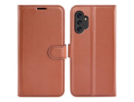 Funda para Samsung Galaxy A13 4G (PU - Marrón)