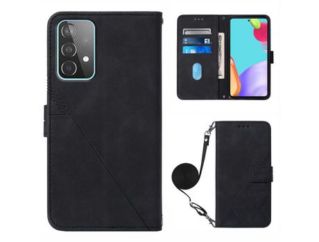 Funda para Samsung A52S 5G- Galaxy A52 4G- 5G (PU - Negro)