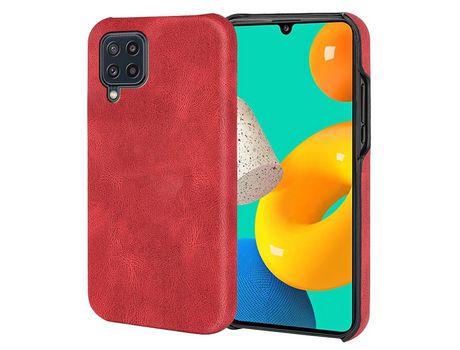 Funda para Samsung Galaxy M32 Global Version (TPU, PU - Rojo)