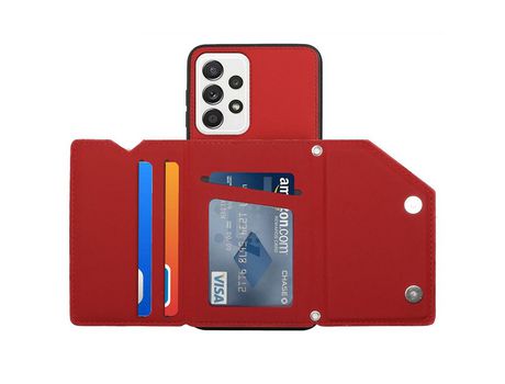 Funda para Samsung Galaxy A53 5G (Tpu, Pu - Rojo)