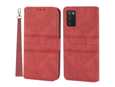 Funda para Samsung Galaxy A03S 166.5 X 75.98 X 9.14Mm (PU, TPU - Rojo)
