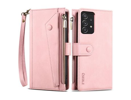 Funda para Samsung A52S 5G- Galaxy A52 4G- 5G (PU, TPU - Rosa)