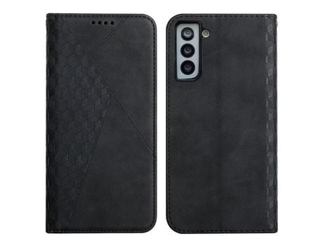Funda para Samsung Galaxy S21 Fe 5G (PU, TPU - Negro)
