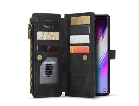 Funda para Samsung Galaxy S10 Plus (PU, TPU - Negro)