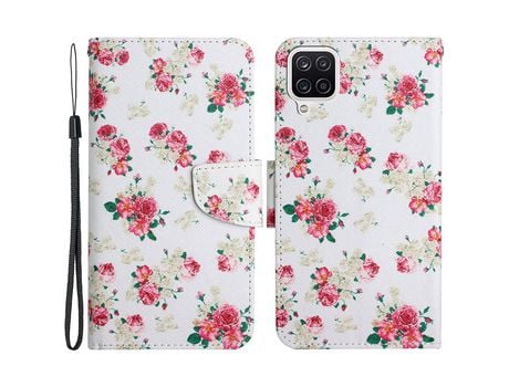 Funda para Samsung Galaxy A12 (PU, TPU - Rojo)