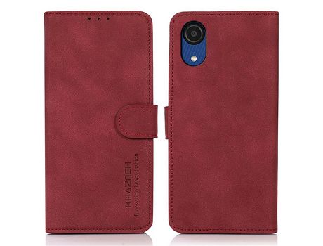 Funda para Samsung Galaxy A03 Core (PU, TPU - Rojo)