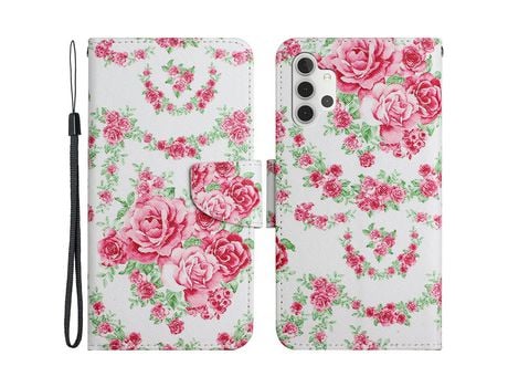 Funda para Samsung Galaxy A32 (PU, TPU - Rosa)
