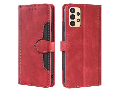 Funda para Samsung Galaxy A13 4G (PU - Rojo)
