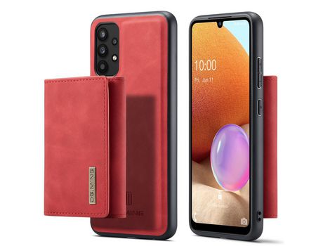 Funda para Samsung Galaxy A32 (TPU, PU - Rojo)