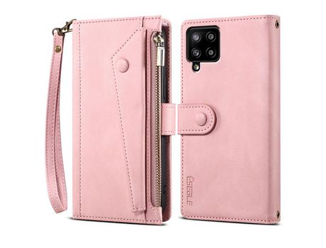 Funda para Samsung Galaxy A42 5G (PU, TPU - Rosa)