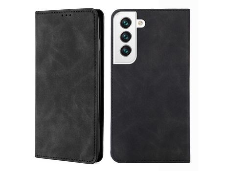 Funda para Samsung Galaxy S22 (TPU, PU - Negro)