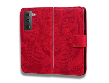 Funda para Samsung Galaxy S22 (PU, TPU - Rojo)