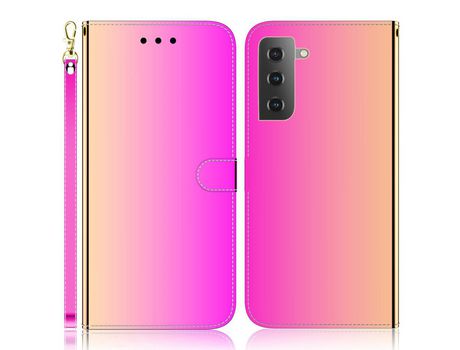 Funda para Samsung Galaxy S22 (PU, TPU - Rosa)