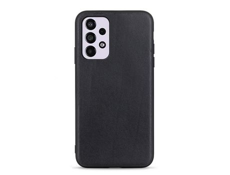 Funda para Samsung Galaxy A33 5G (TPU e Couro Genuíno - Negro)