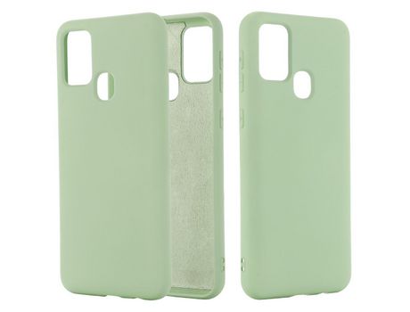 Funda para Samsung Galaxy A21S (Silicona - Verde)