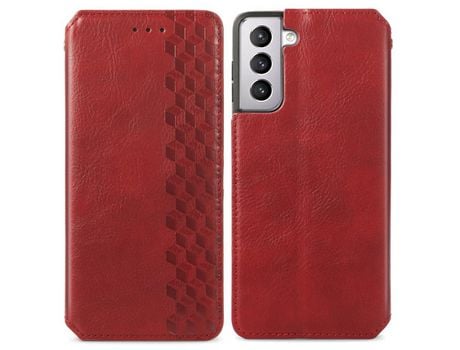 Funda para Samsung Galaxy S22 (PU - Rojo)