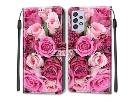 Funda para Samsung A52S 5G- Galaxy A52 4G- 5G (PU, TPU - Rosa)