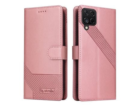 Funda para Samsung Galaxy A12 (PU, TPU - Rosa)
