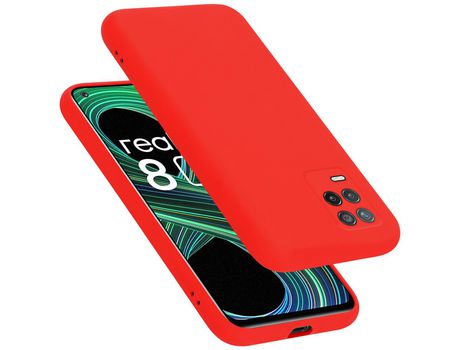 Carcasa para Realme 8 5G / V13 / Q3 / Q3i / Narzo 30 5G CADORABO Rojo