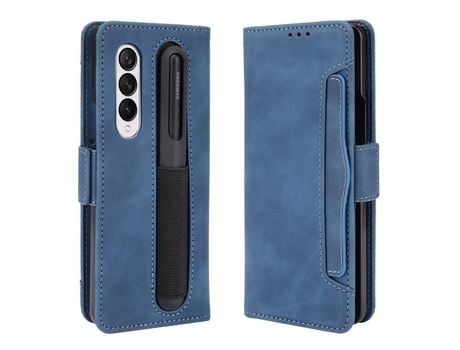 Funda para Samsung Galaxy Z Fold3 5G (PU - Azul)