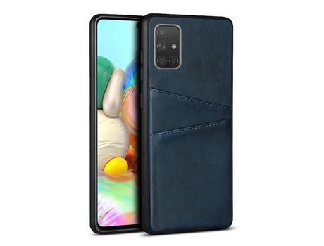 Funda para Samsung Galaxy A71 Sm-A715 (TPU, PU - Azul)