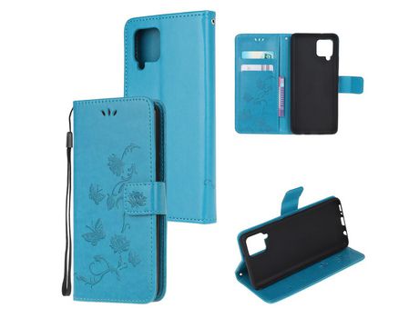 Funda para Samsung Galaxy A12 (PU - Azul)