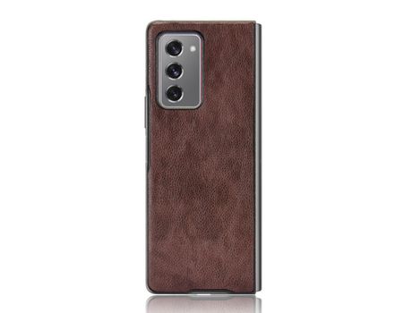 Funda para Samsung Galaxy Z Fold2 5G (TPU, PU - Marrón)