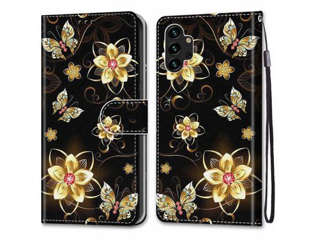 Funda para Samsung Galaxy A13 4G (PU - Dorada)