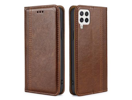 Funda para Samsung Galaxy A22 4G Eu Version (PU, TPU - Marrón)