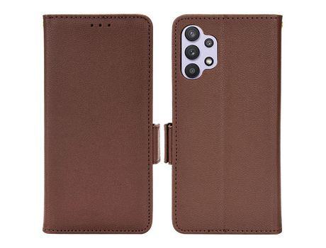 Funda para Samsung Galaxy A13 4G (PU - Marrón)