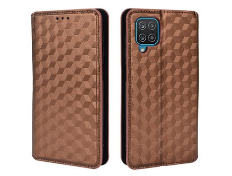 Funda para Samsung Galaxy A12- A12 Nacho (PU - Marrón)