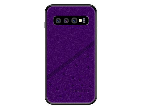 Funda para Samsung Galaxy S10 Plus (TPU, PU - Morado)