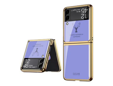 Funda para Samsung Galaxy Z Flip3 5G (TPU - Morado)
