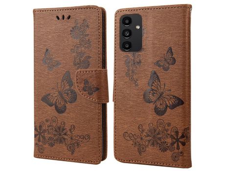 Funda para Samsung Galaxy A13 4G (PU - Marrón)