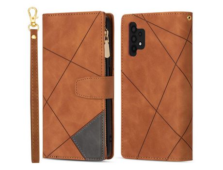 Funda para Samsung Galaxy A32 (PU, TPU - Marrón)
