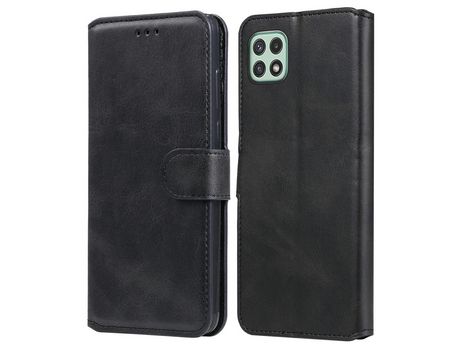 Funda para Samsung Galaxy A22 5G Eu Version (PU, TPU - Negro)