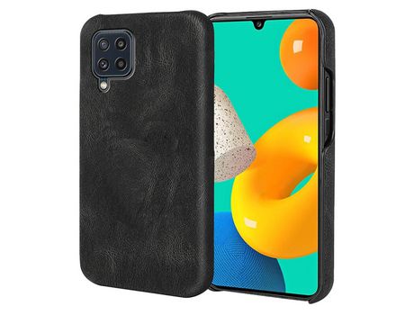 Funda para Samsung Galaxy M32 Global Version (TPU, PU - Negro)