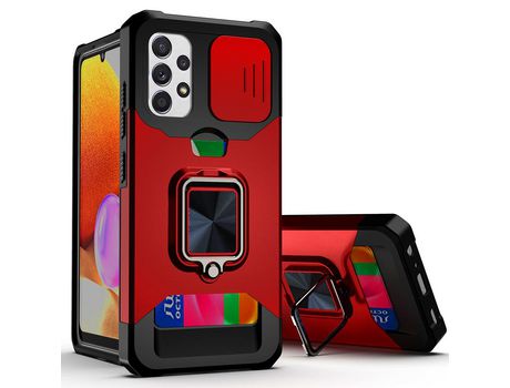 Funda para Samsung Galaxy A32 (TPU - Rojo)