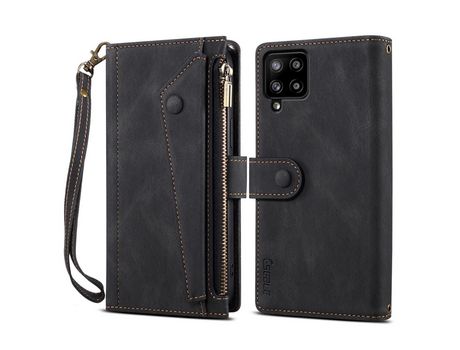 Funda para Samsung Galaxy A12 5G (Pu - Negro)