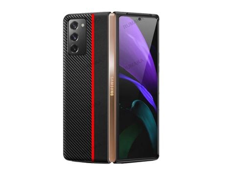 Funda para Samsung Galaxy Z Fold2 5G (PU - Rojo)