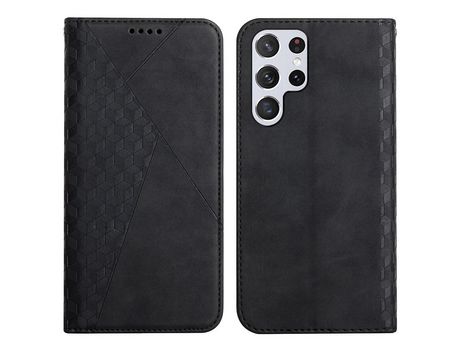 Funda para Samsung Galaxy S22 Ultra (PU - Negro)