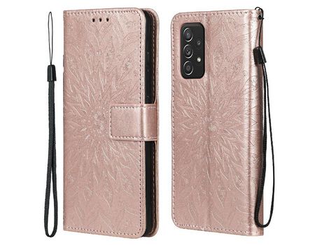 Funda para Samsung A52S 5G- Galaxy A52 4G- 5G (PU, TPU - Rosa)
