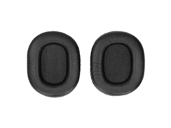 Almofada De Ouvido Couro Proteico Preto Para Audiotechnica M50 M50s M20 M30 M40 Ath-sx1 Sony7506 V6