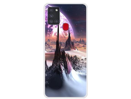 Funda para Samsung Galaxy A21S (TPU e PU - Multicolor)