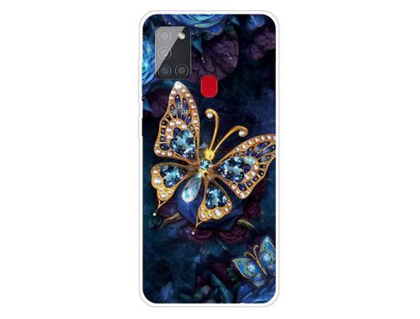 Funda para Samsung Galaxy A21S (TPU e PU - Multicolor)