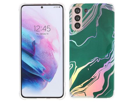 Funda para Samsung Galaxy S21 + 5G (TPU e PU - Multicolor)