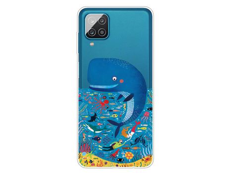 Funda para Samsung Galaxy A12 (TPU e PU - Multicolor)